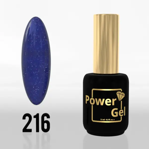 ⁦לק ג'ל Power Gel 216⁩ – תמונה ⁦2⁩