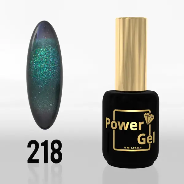 ⁦לק ג'ל Power Gel 218⁩ – תמונה ⁦3⁩