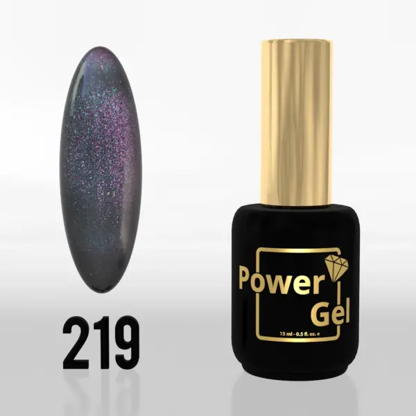 ⁦לק ג'ל Power Gel 219⁩ – תמונה ⁦2⁩