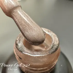 לק ג'ל Power Gel 224, לק ג'ל צבע בג' גליטר
