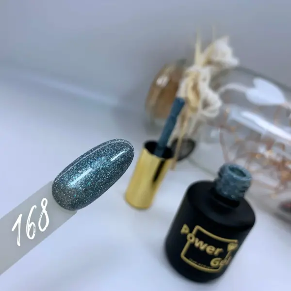 ⁦לק ג'ל Power Gel 168⁩ – תמונה ⁦3⁩
