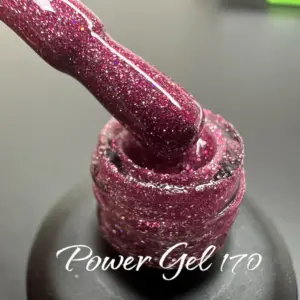 לק ג'ל Power Gel 170, לק ג'ל צבע סגול גליטר