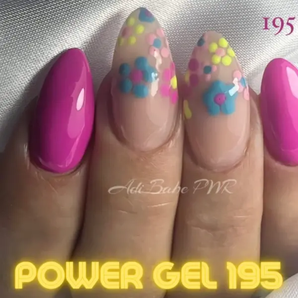 ⁦לק ג'ל Power Gel 195⁩ – תמונה ⁦5⁩