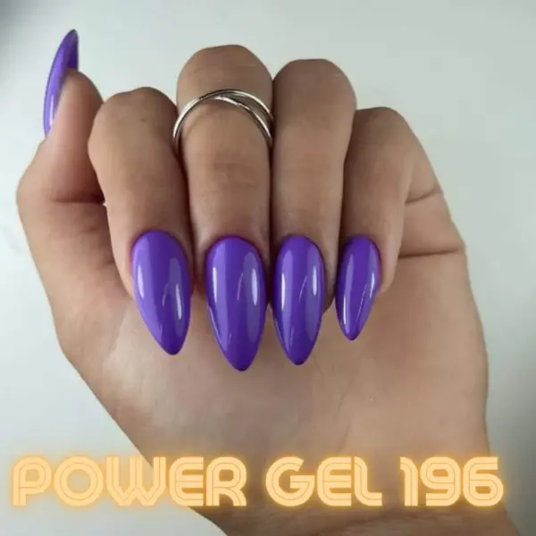 ⁦לק ג'ל Power Gel 196⁩ – תמונה ⁦4⁩
