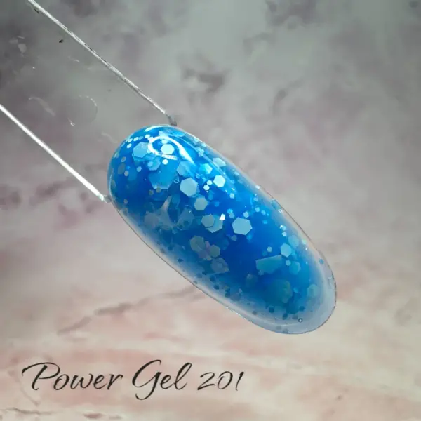 ⁦לק ג'ל Power Gel 201⁩ – תמונה ⁦3⁩