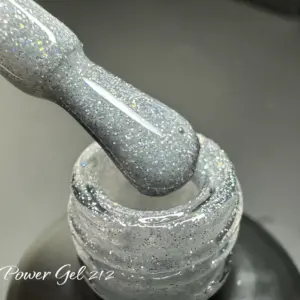 לק ג'ל Power Gel 212, לק ג'ל צבע אפור גליטר