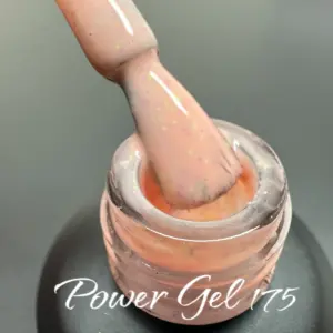 לק ג'ל Power Gel 175, לק ג'ל צבע כתום גליטר