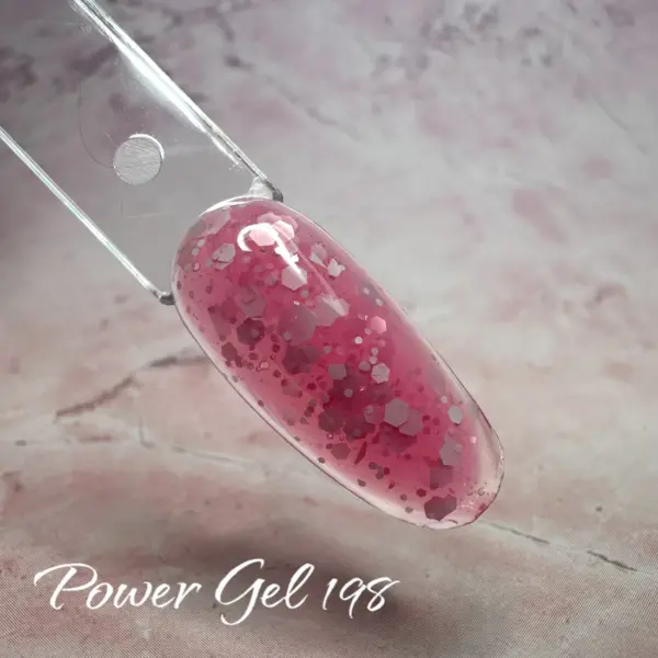 ⁦לק ג'ל Power Gel 198⁩ – תמונה ⁦3⁩
