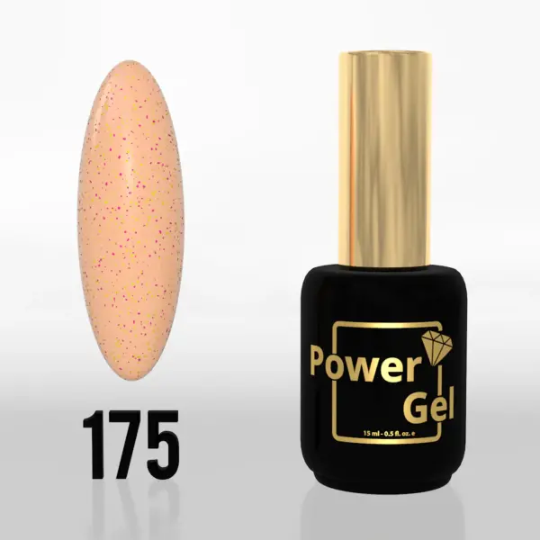 ⁦לק ג'ל Power Gel 175⁩ – תמונה ⁦3⁩