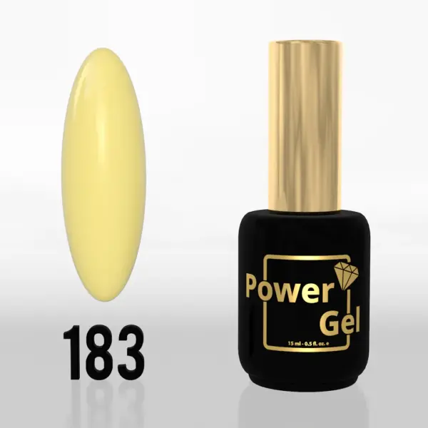 ⁦לק ג'ל Power Gel 183⁩ – תמונה ⁦4⁩