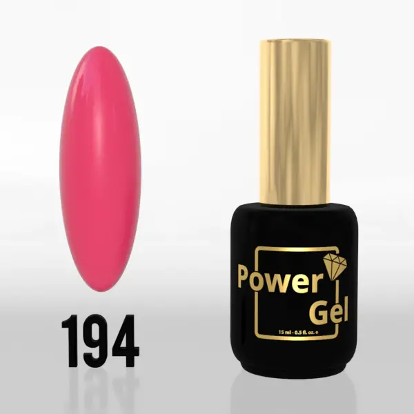 ⁦לק ג'ל Power Gel 194⁩ – תמונה ⁦5⁩