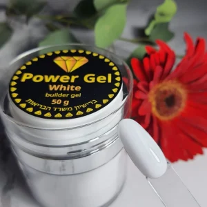 ג'ל בניה לבן POWER GEL