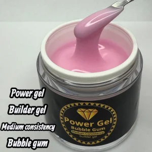 ג'ל בניה באבלס גאם בסמיכות בינונית POWER GEL
