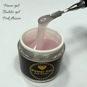 ג'ל בניה פינק אילוז'ין POWER GEL
