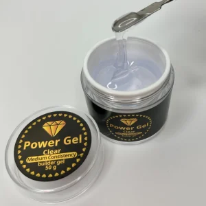 ג'ל בניה שקוף בסמיכות בינונית POWER GEL